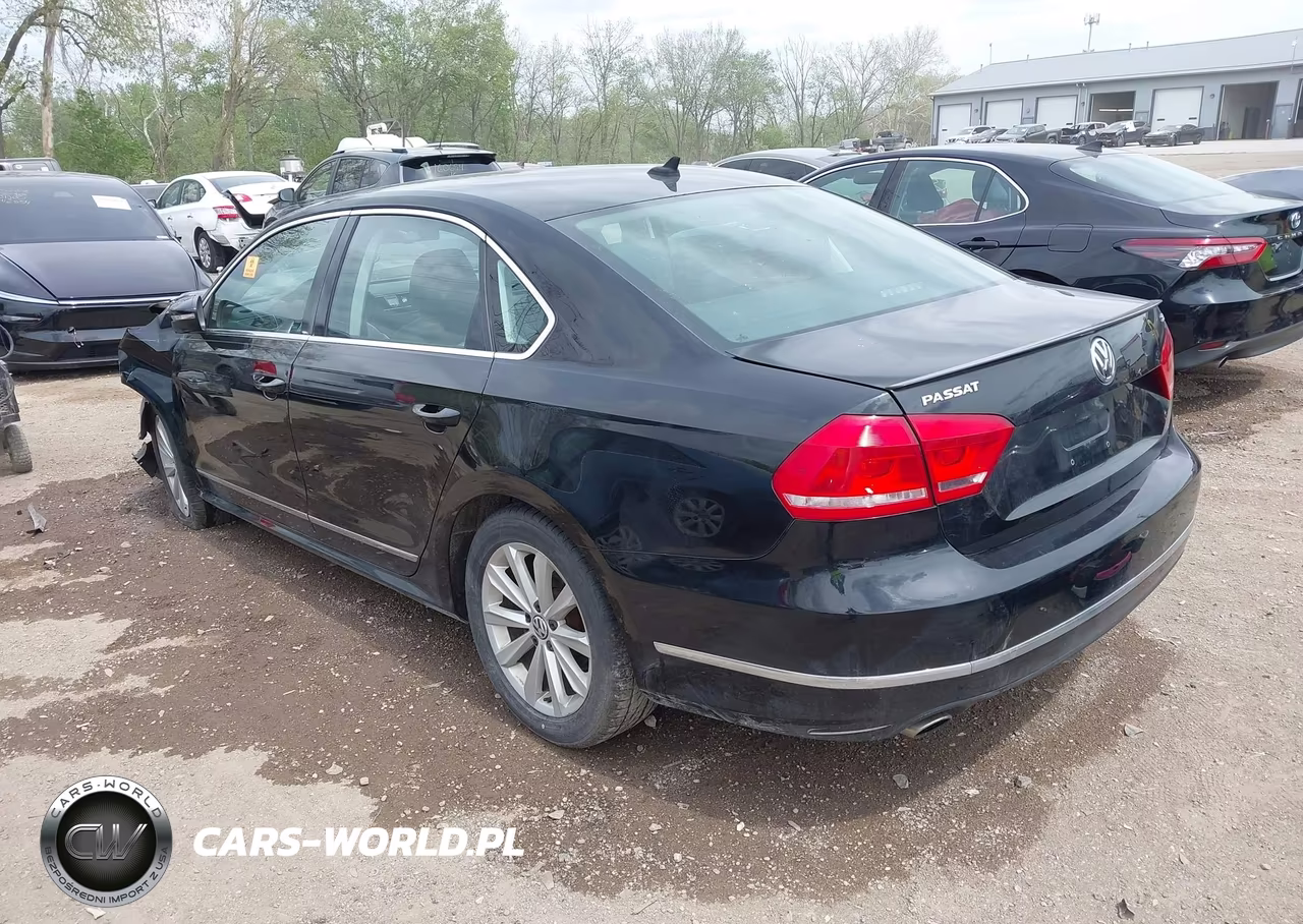 2012 Volkswagen Passat 2.5L Sel VIN:1VWCH7A36CC071842 - 3
