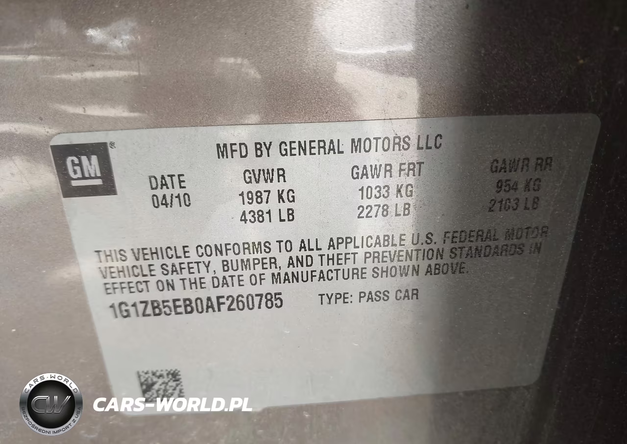 2010 Chevrolet Malibu Ls VIN:1G1ZB5EB0AF260785 - 9
