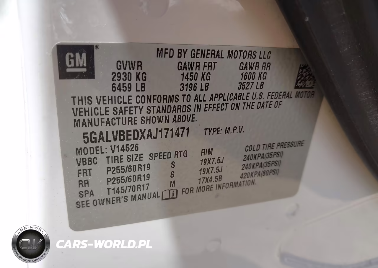 2010 Buick Enclave 1Xl VIN:5GALVBEDXAJ171471 - 9