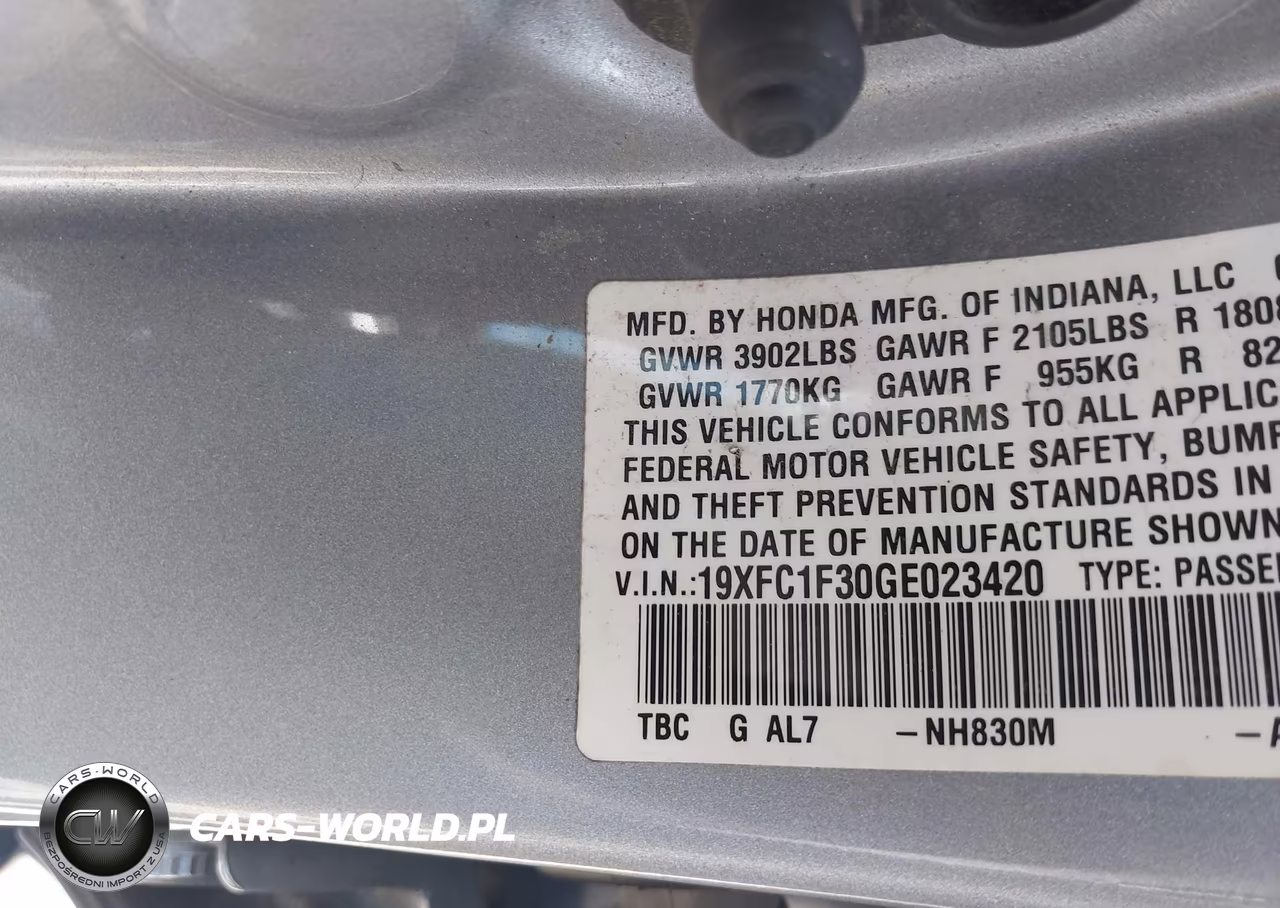 2016 Honda Civic Ex-T VIN:19XFC1F30GE023420 - 9