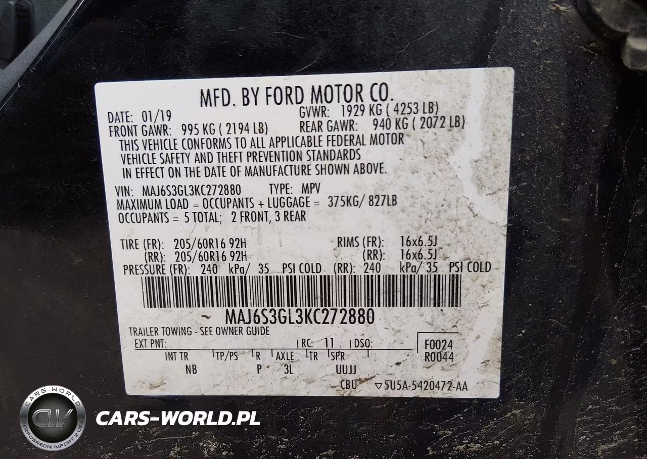 2019 Ford Ecosport Se VIN:MAJ6S3GL3KC272880 - 9