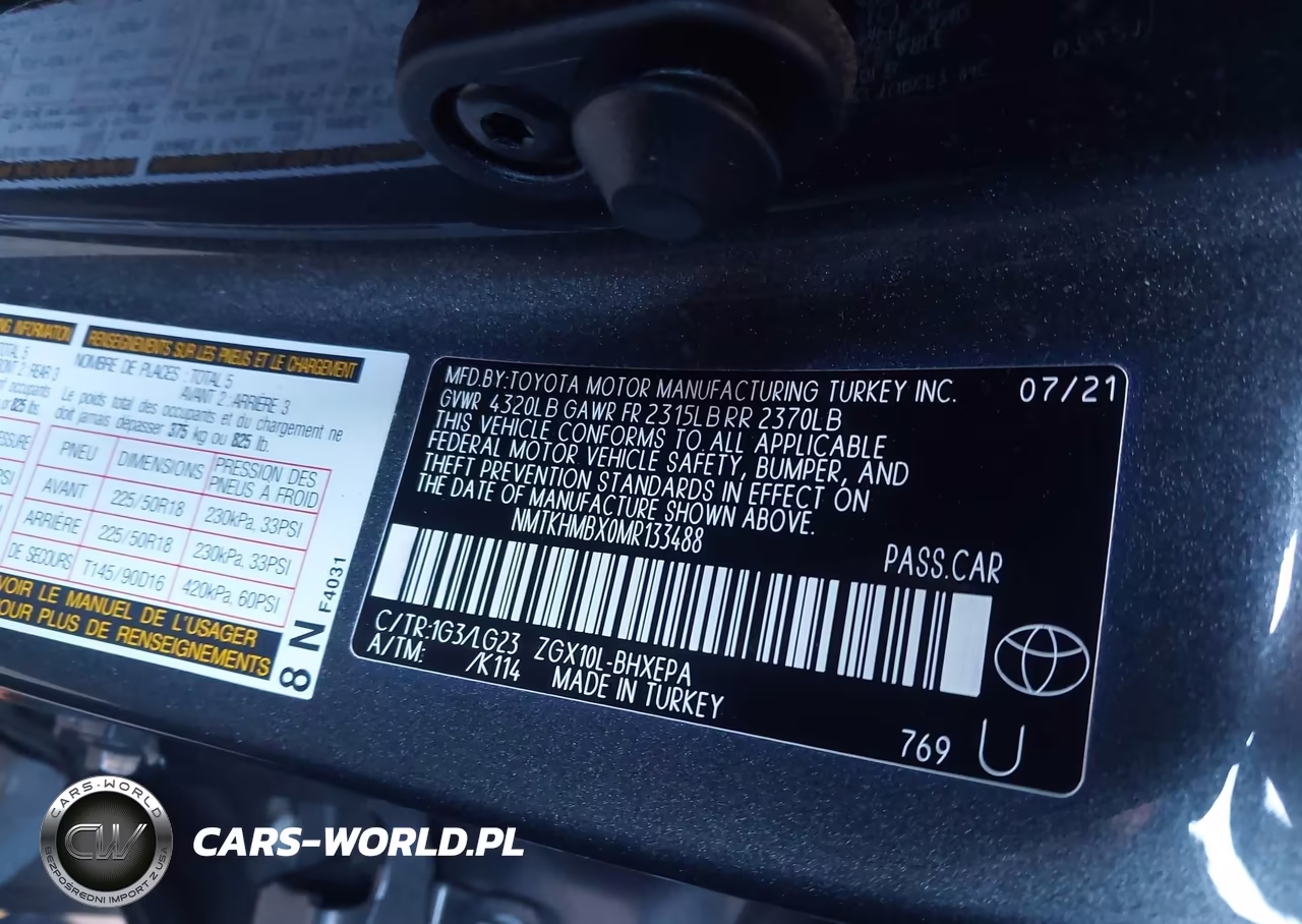 2021 Toyota C-Hr Limited VIN:NMTKHMBX0MR133488 - 9