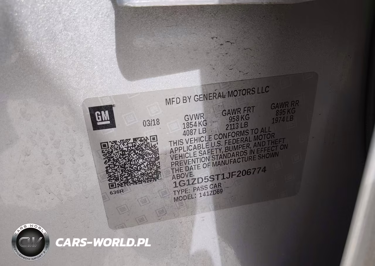 2018 Chevrolet Malibu Lt VIN:1G1ZD5ST1JF206774 - 9
