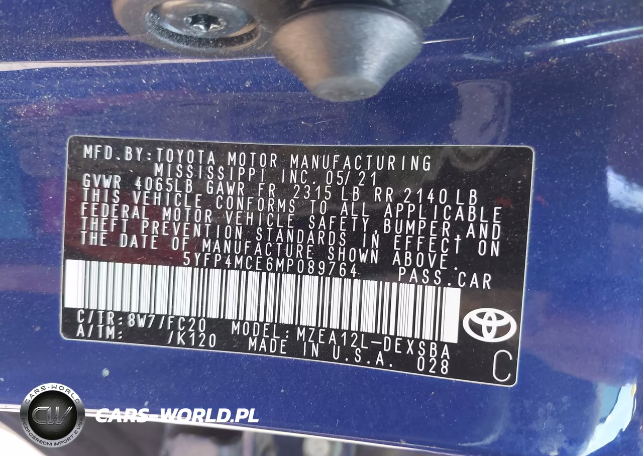 2021 Toyota Corolla Se VIN:5YFP4MCE6MP089764 - 9