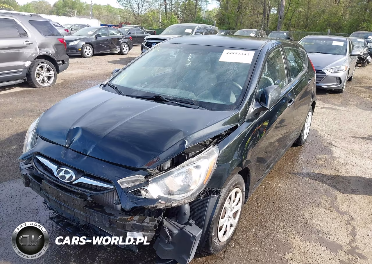 2013 Hyundai Accent Gs VIN:KMHCT5AE7DU071833 - 2