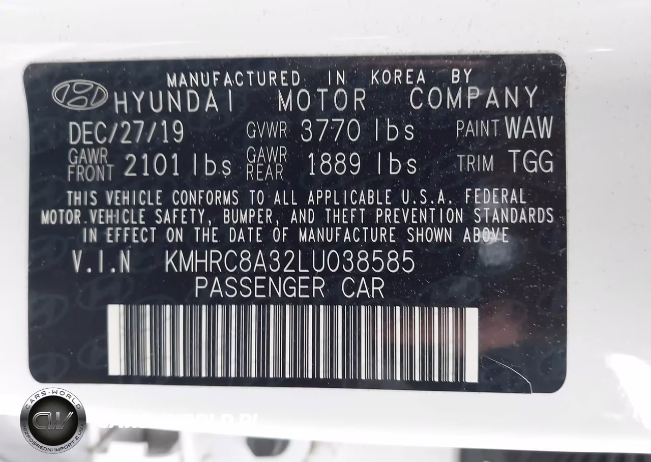 2020 Hyundai Venue Sel VIN:KMHRC8A32LU038585 - 9