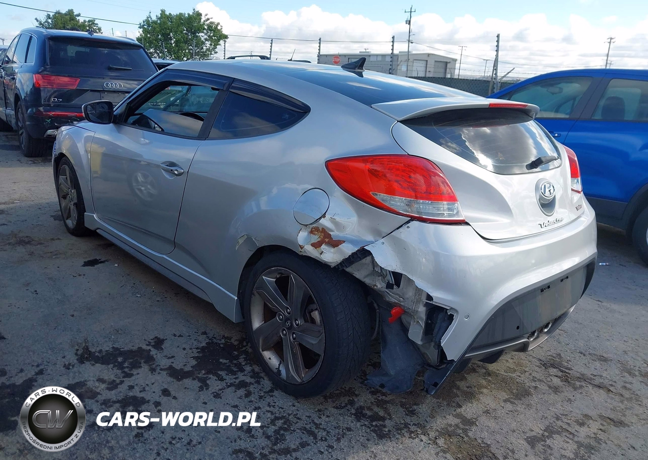 2016 Hyundai Veloster Turbo VIN:KMHTC6AE0GU260396 - 3
