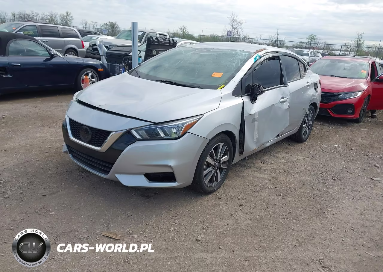 2021 Nissan Versa Sv Xtronic Cvt VIN:3N1CN8EVXML913314 - 2