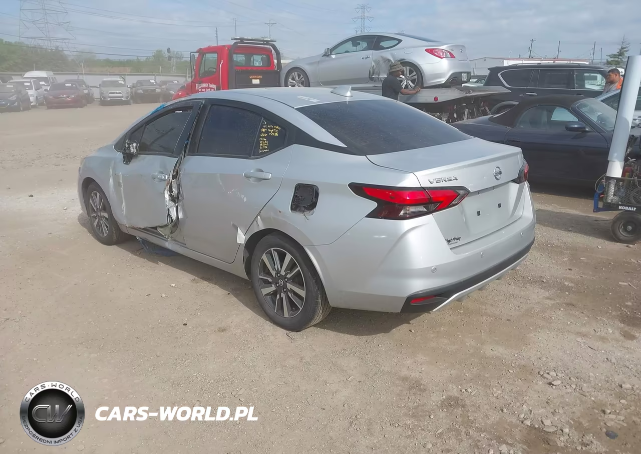 2021 Nissan Versa Sv Xtronic Cvt VIN:3N1CN8EVXML913314 - 3