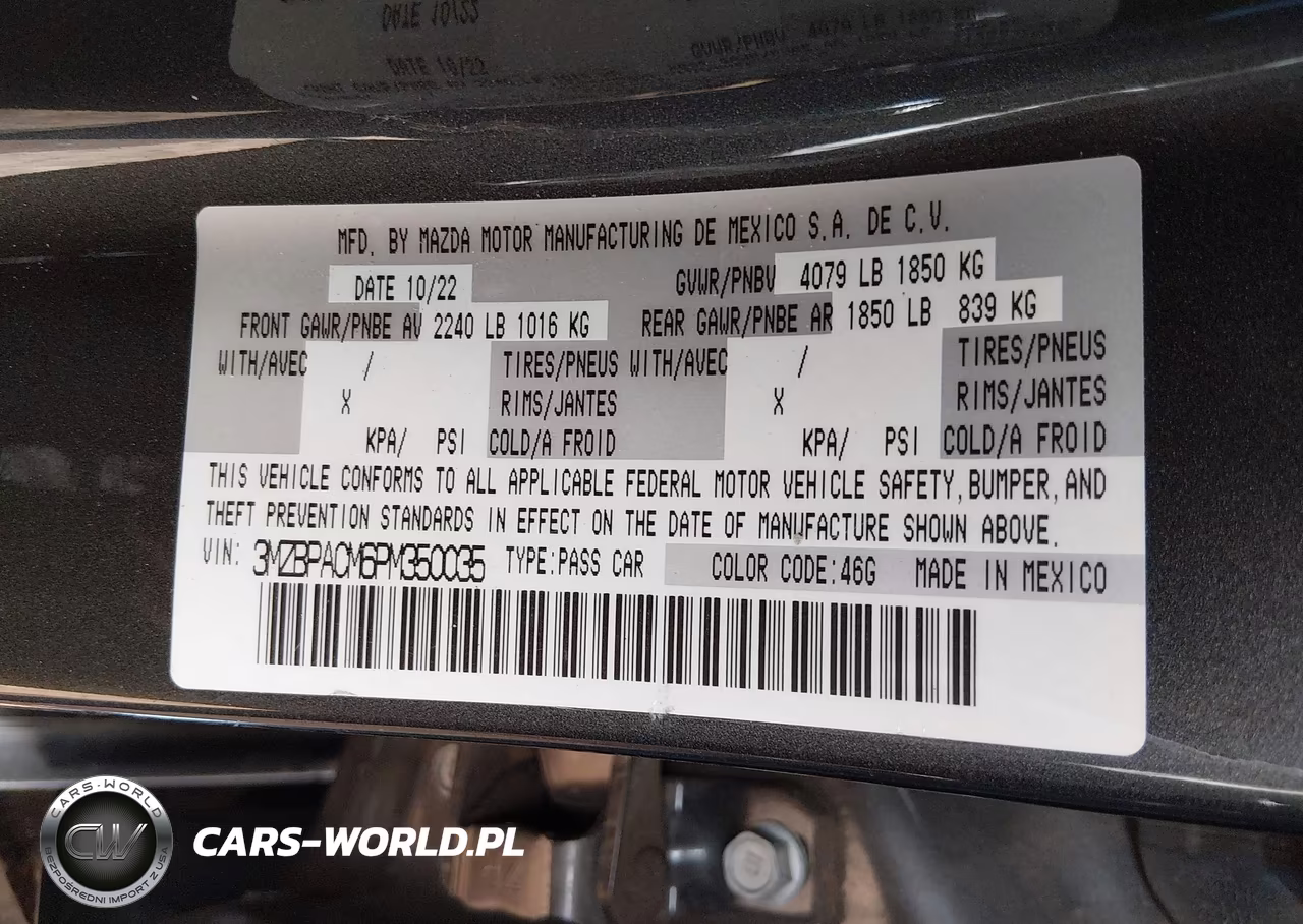 2023 Mazda Mazda3 2.5 S Preferred VIN:3MZBPACM6PM350035 - 9
