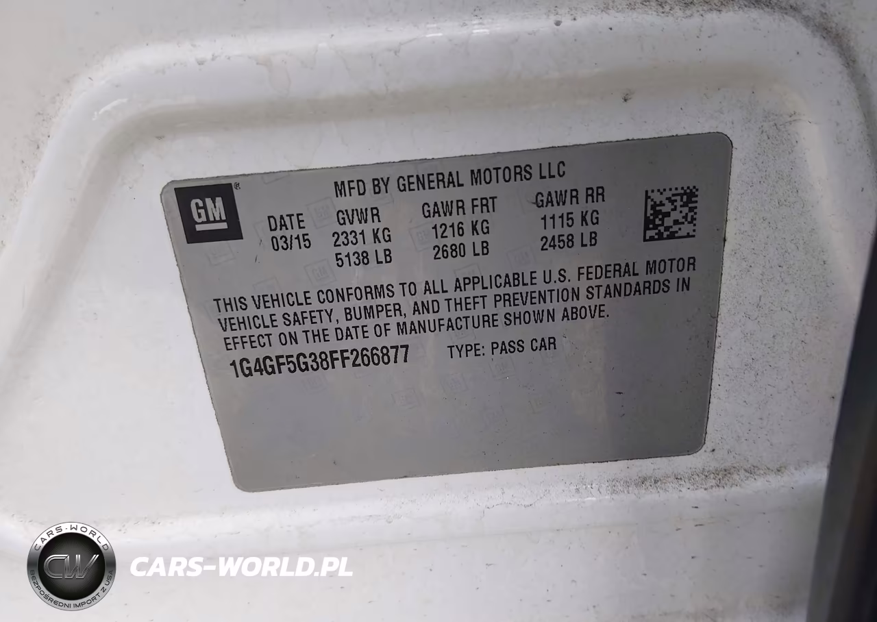 2015 Buick Lacrosse Premium Ii VIN:1G4GF5G38FF266877 - 9