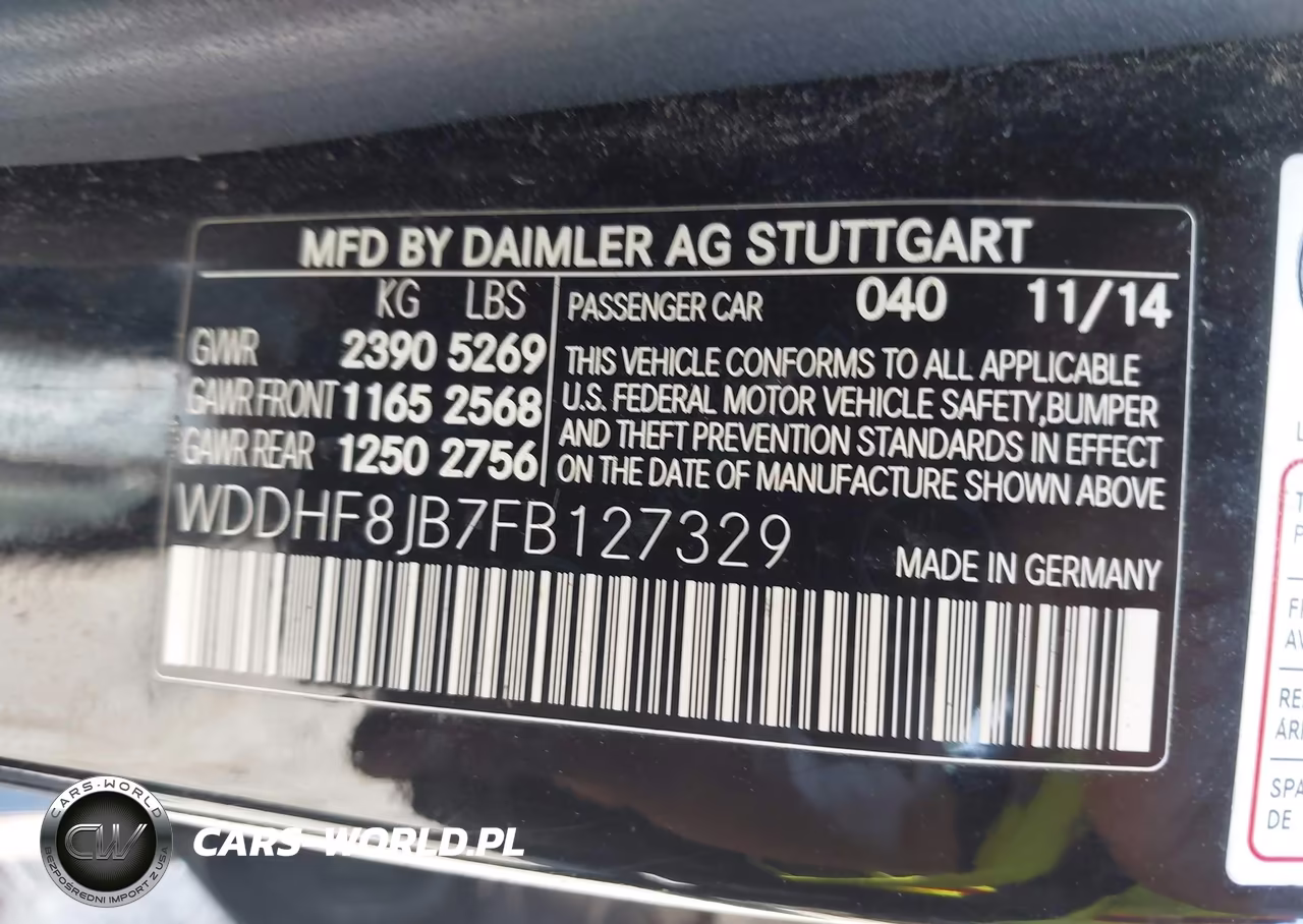 2015 Mercedes-Benz E 350 4Matic VIN:WDDHF8JB7FB127329 - 9