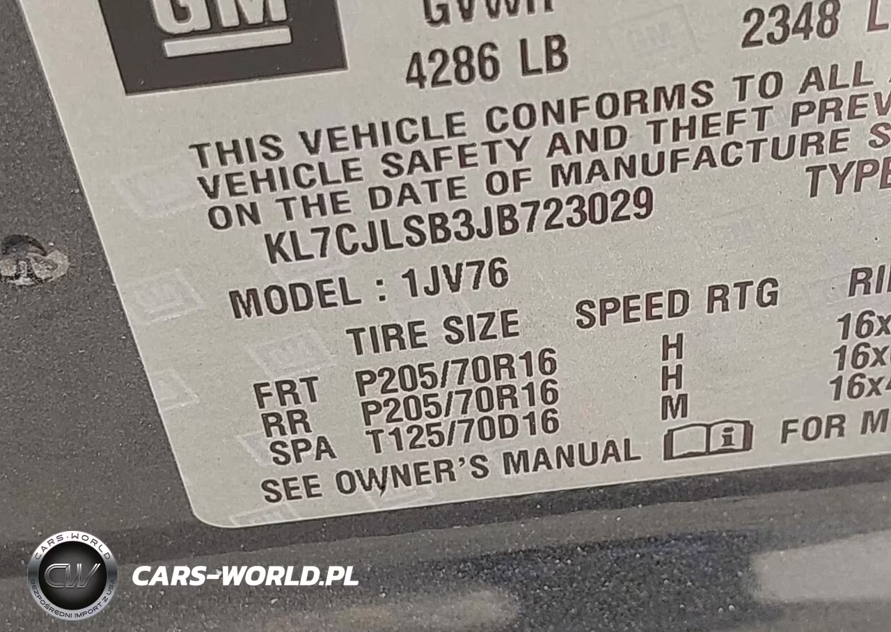 2018 Chevrolet Trax Lt VIN:KL7CJLSB3JB723029 - 9