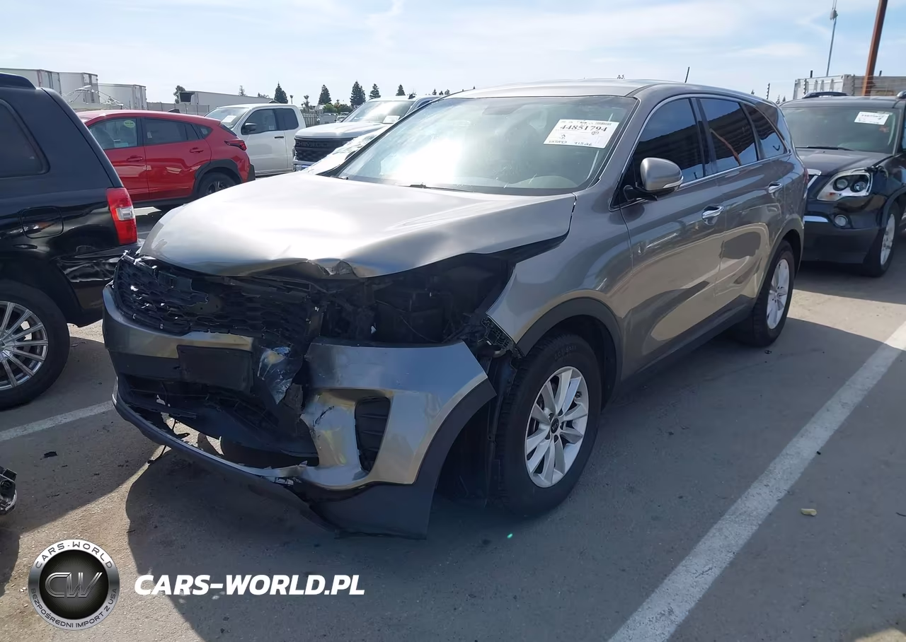 2019 Kia Sorento 3.3L Lx VIN:5XYPG4A56KG489593 - 2