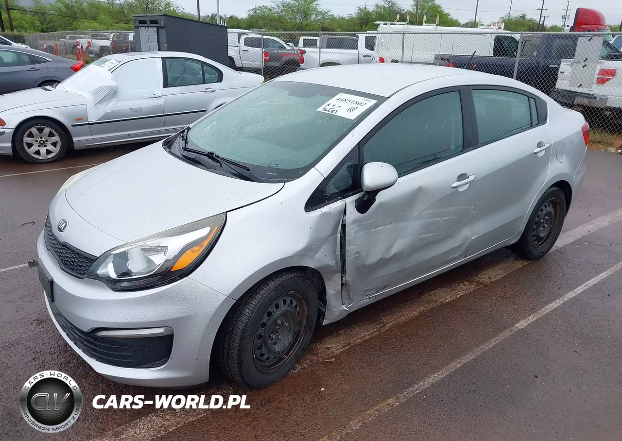 2016 Kia Rio Lx VIN:KNADM4A37G6638627 - 2