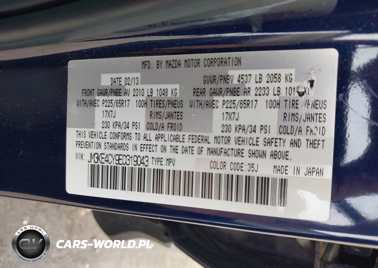 2014 Mazda Cx-5 Touring VIN:JM3KE4CY9E0319043 - 9