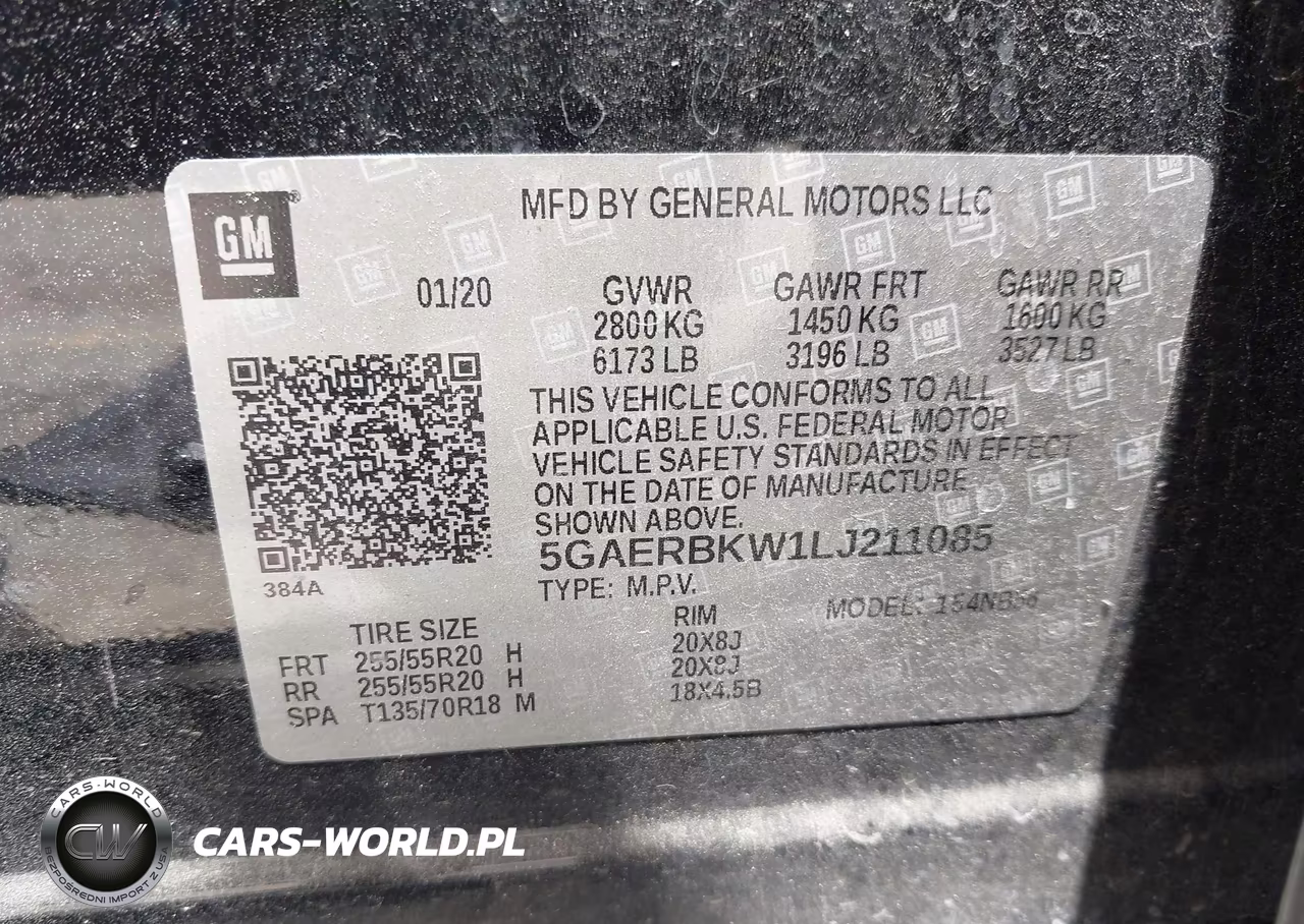 2020 Buick Enclave Fwd Essence VIN:5GAERBKW1LJ211085 - 9