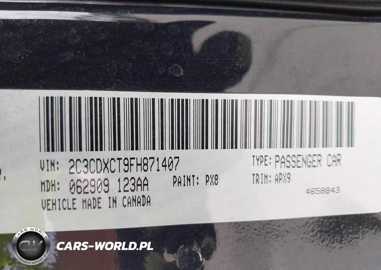 2015 Dodge Charger R-T VIN:2C3CDXCT9FH871407 - 9