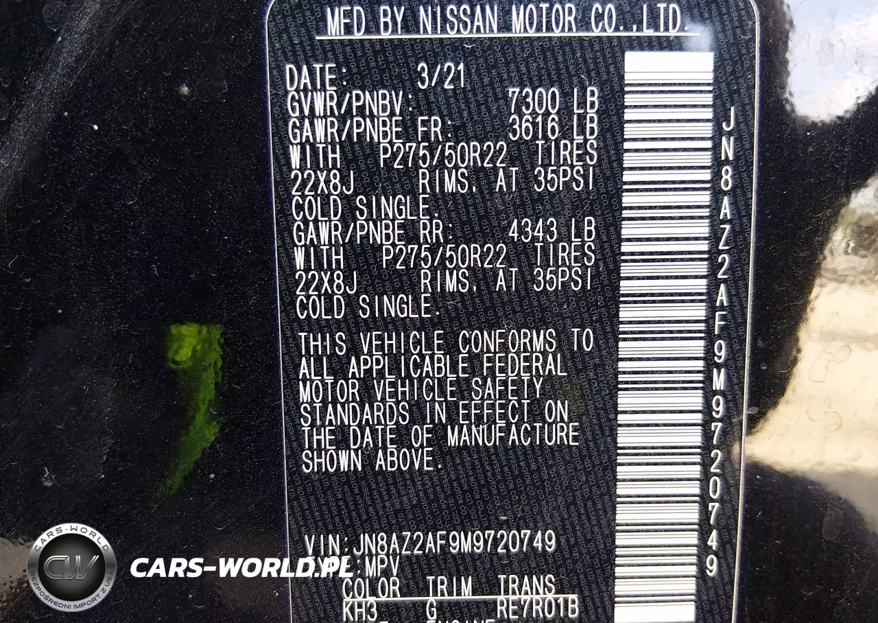 2021 Infiniti Qx80 Premium Select VIN:JN8AZ2AF9M9720749 - 9