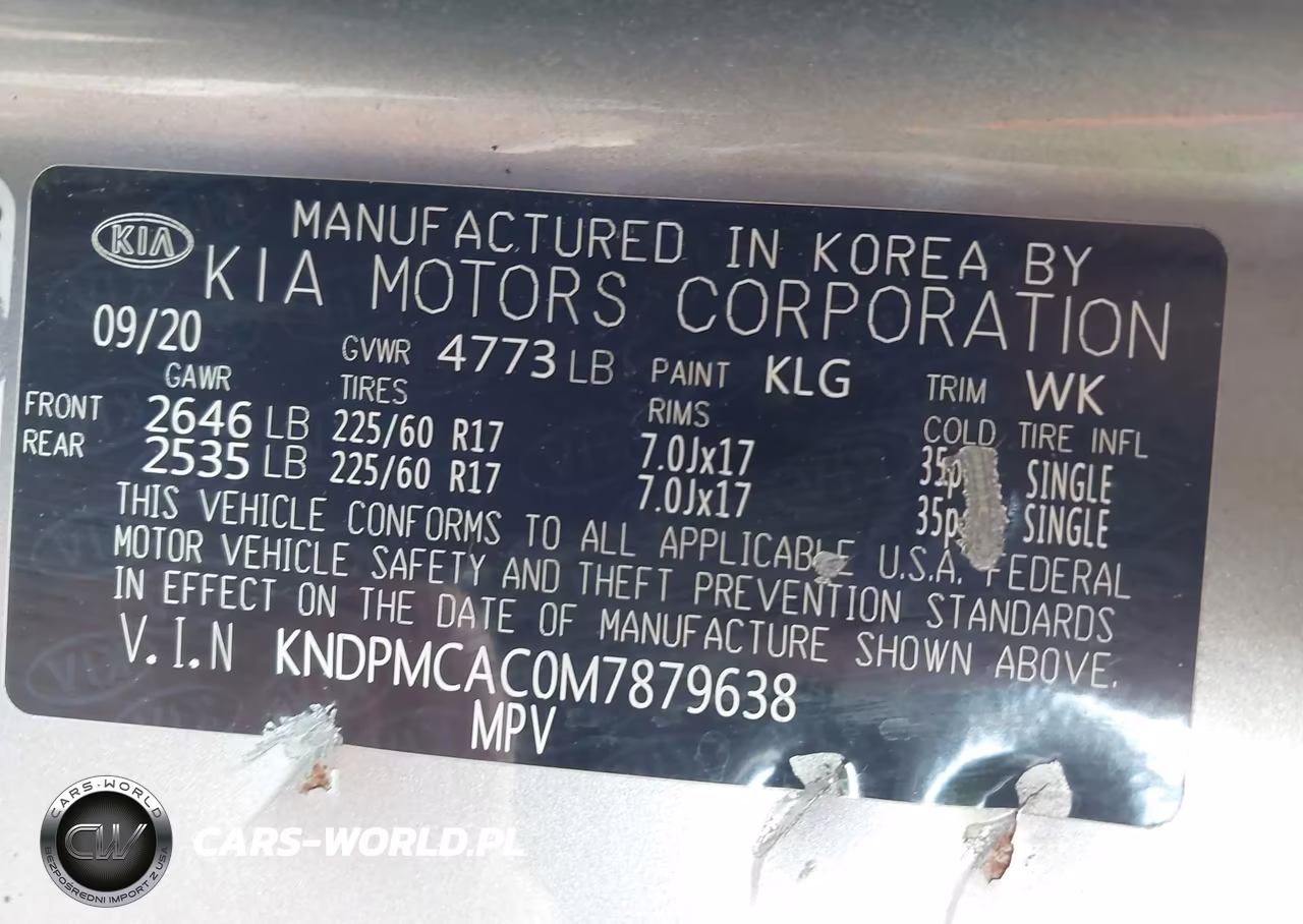 2021 Kia Sportage Lx VIN:KNDPMCAC0M7879638 - 9