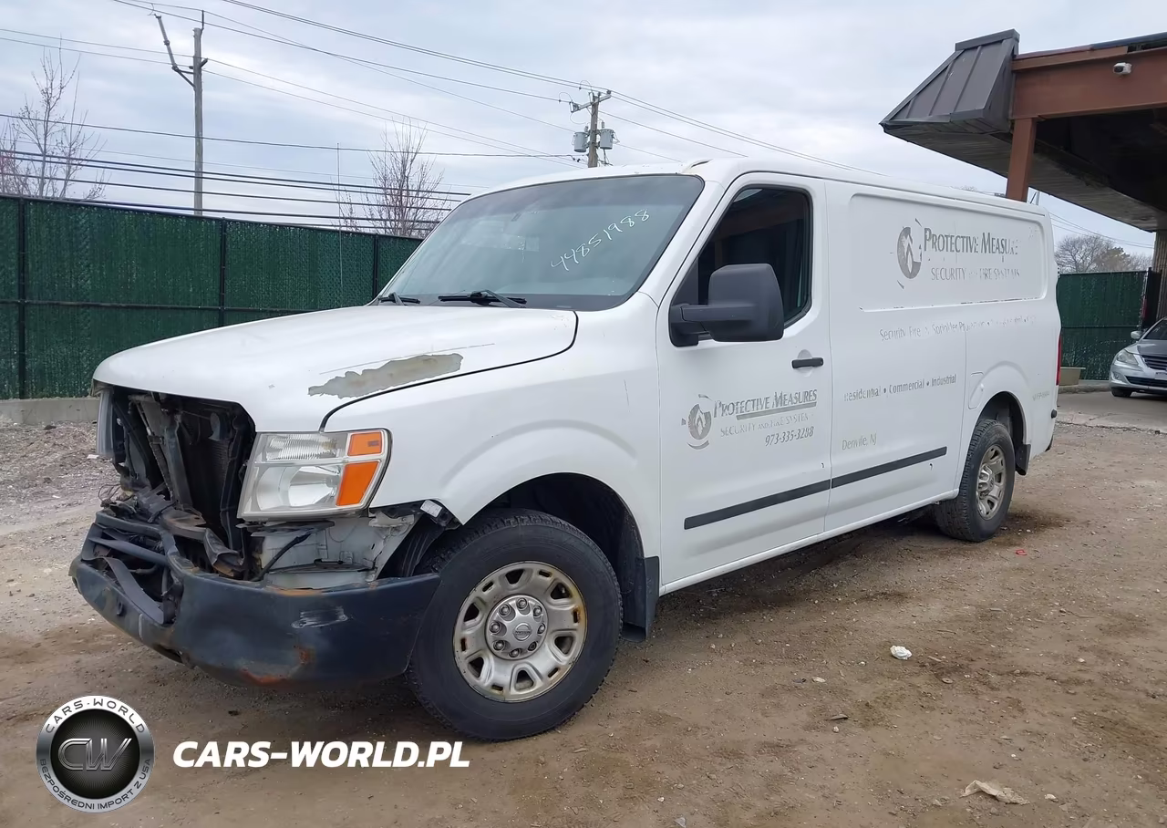 2012 Nissan Nv 2500 Nv2500 Hd S V6 VIN:1N6BF0KY3CN100396 - 2