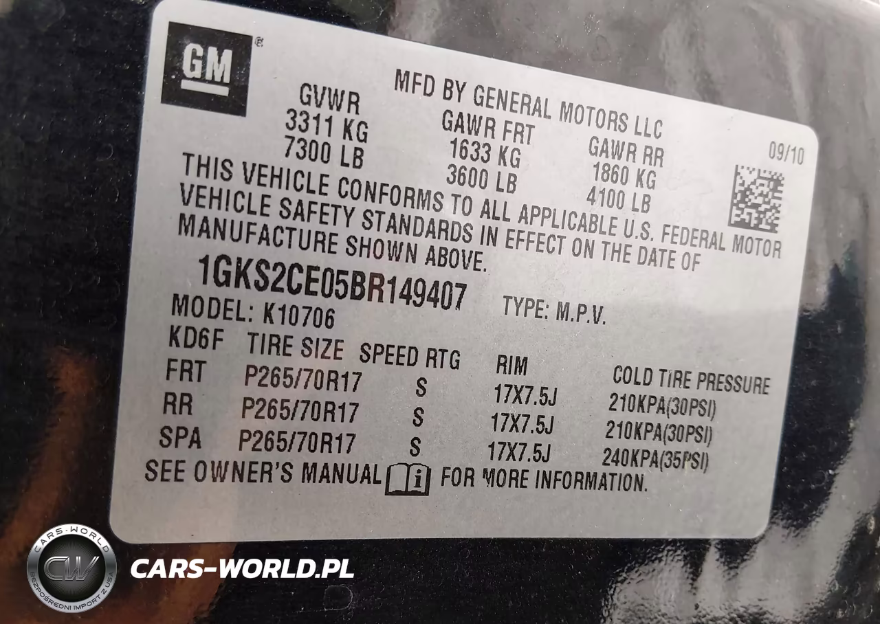 2011 GMC Yukon Slt VIN:1GKS2CE05BR149407 - 9