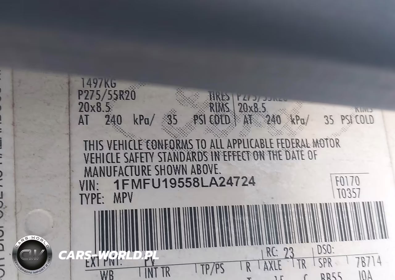 2008 Ford Expedition Limited VIN:1FMFU19558LA24724 - 9