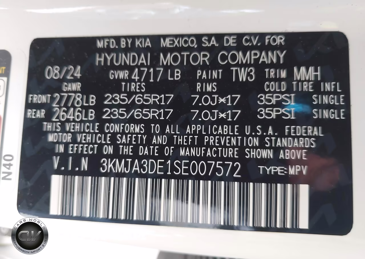 2025 Hyundai Tucson Se VIN:3KMJA3DE1SE007572 - 9