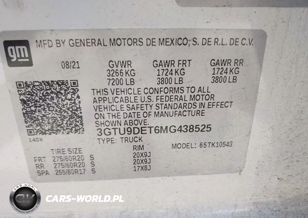 2021 GMC Sierra 1500 4Wd Short Box Slt VIN:3GTU9DET6MG438525 - 9