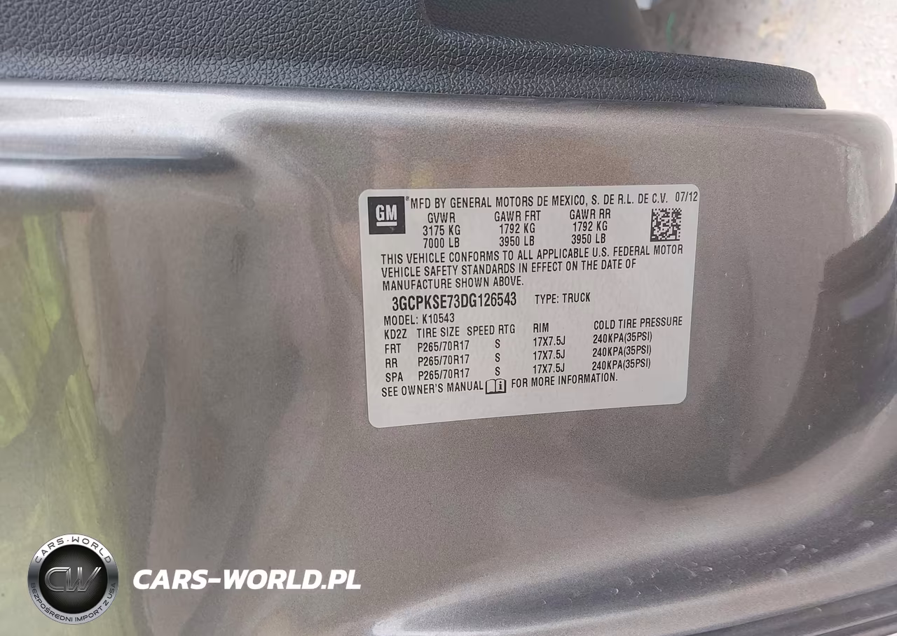 2013 Chevrolet Silverado 1500 Lt VIN:3GCPKSE73DG126543 - 9