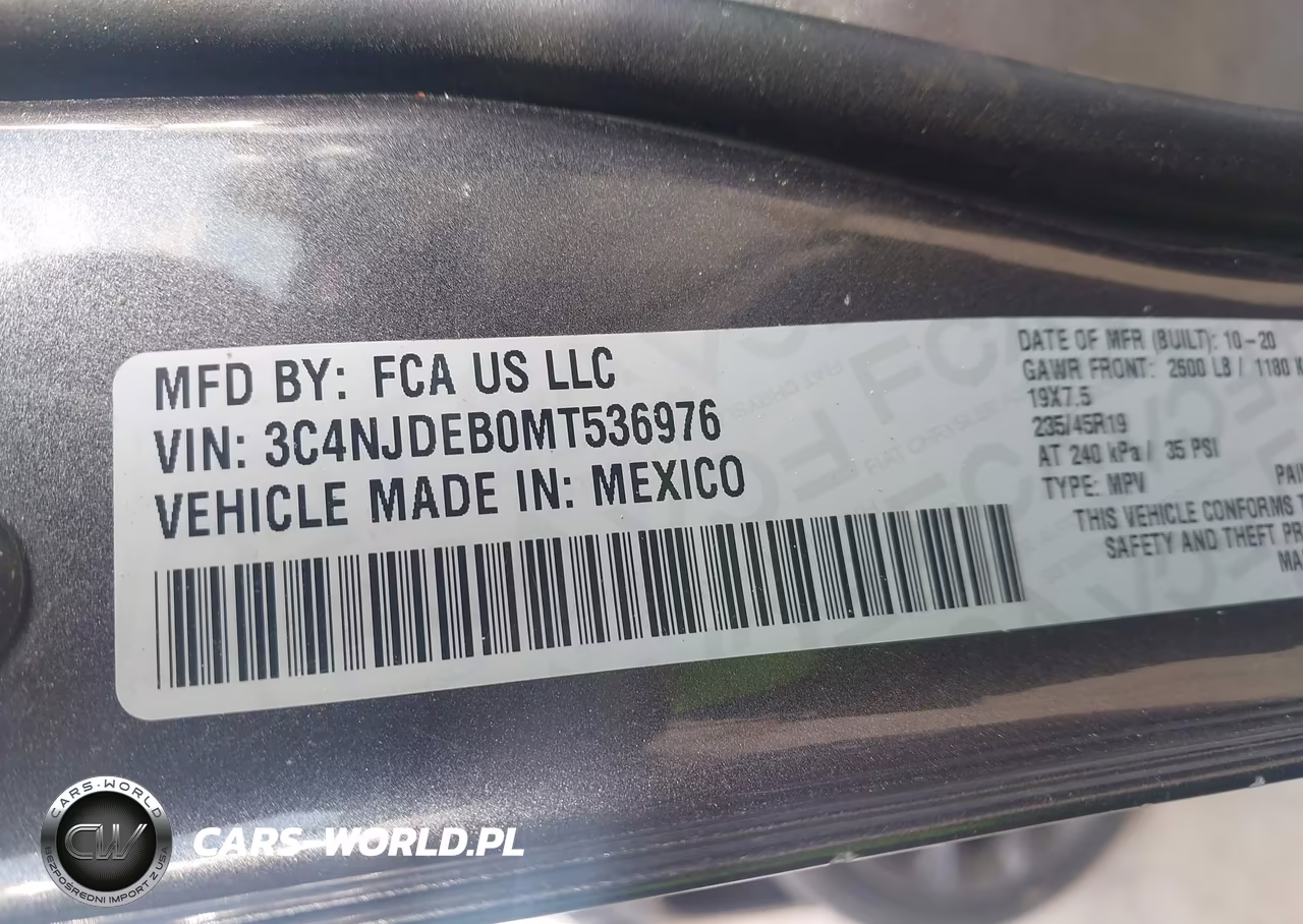 2021 Jeep Compass 80Th Anniversary 4X4 VIN:3C4NJDEB0MT536976 - 9