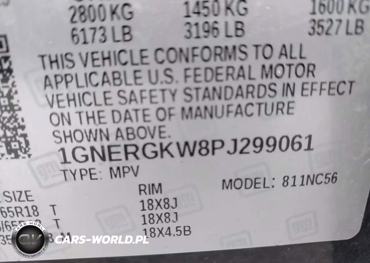 2023 Chevrolet Traverse Fwd Lt Cloth VIN:1GNERGKW8PJ299061 - 9