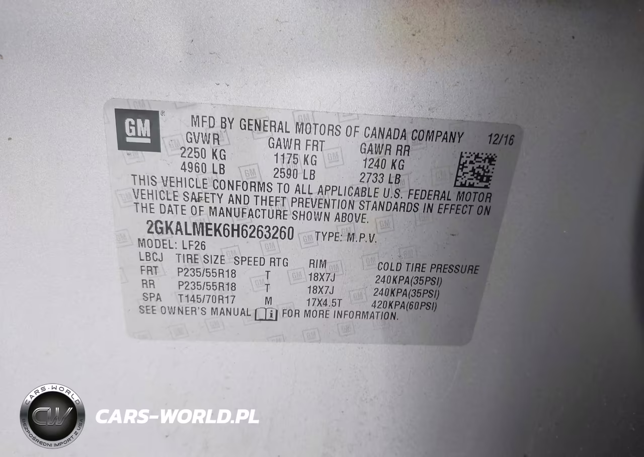 2017 GMC Terrain Sle-1 VIN:2GKALMEK6H6263260 - 9