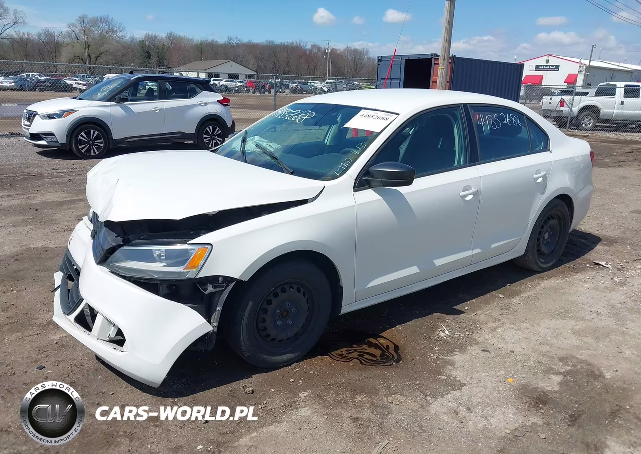 2013 Volkswagen Jetta 2.0L S VIN:3VW2K7AJ7DM204684 - 2