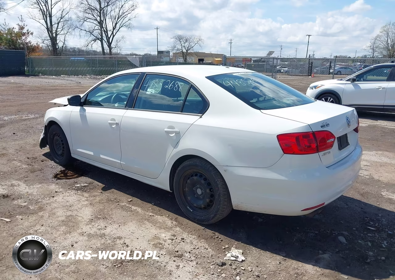 2013 Volkswagen Jetta 2.0L S VIN:3VW2K7AJ7DM204684 - 3