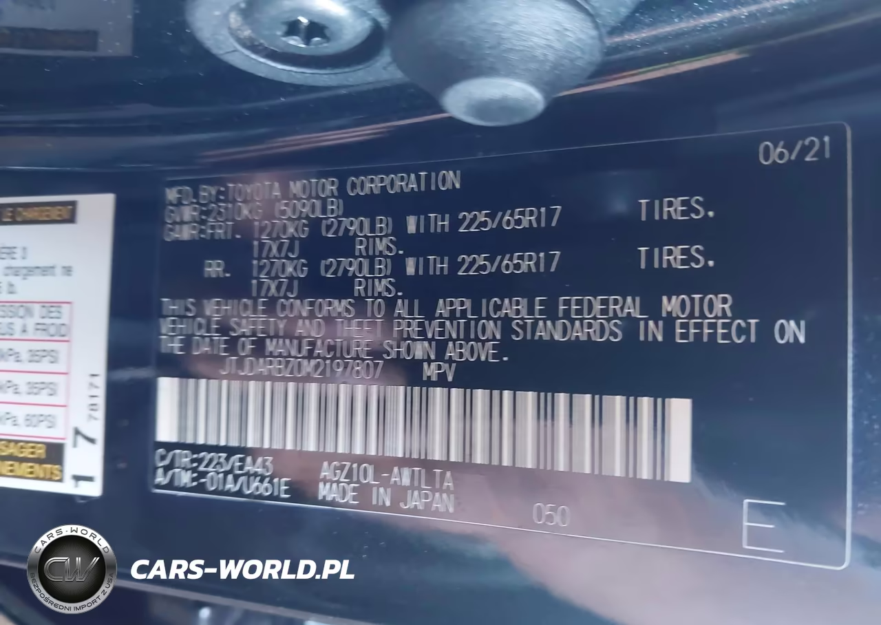 2021 Lexus Nx 300 VIN:JTJDARBZ0M2197807 - 9