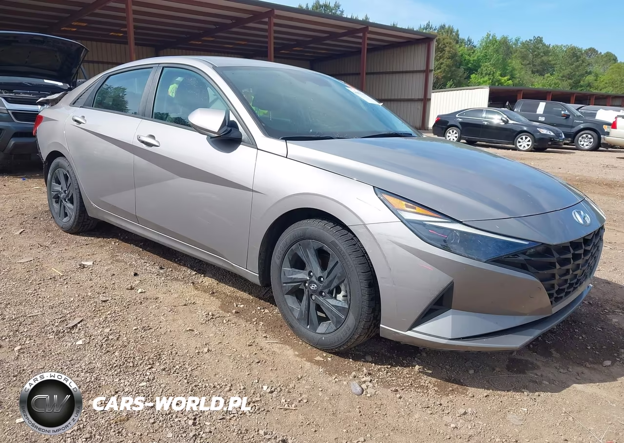 2021 Hyundai Elantra Hybrid Blue