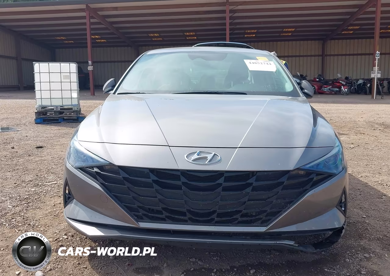 2021 Hyundai Elantra Hybrid Blue VIN:KMHLM4AJ0MU003944 - 13