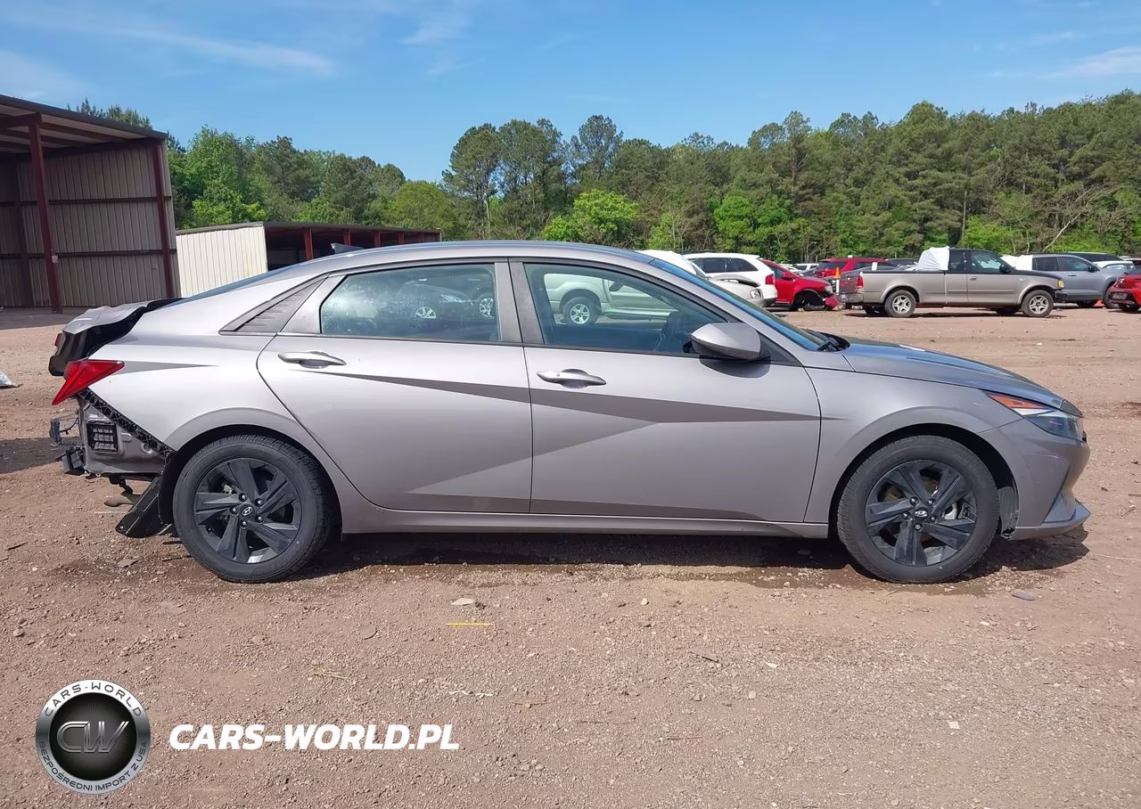 2021 Hyundai Elantra Hybrid Blue VIN:KMHLM4AJ0MU003944 - 14