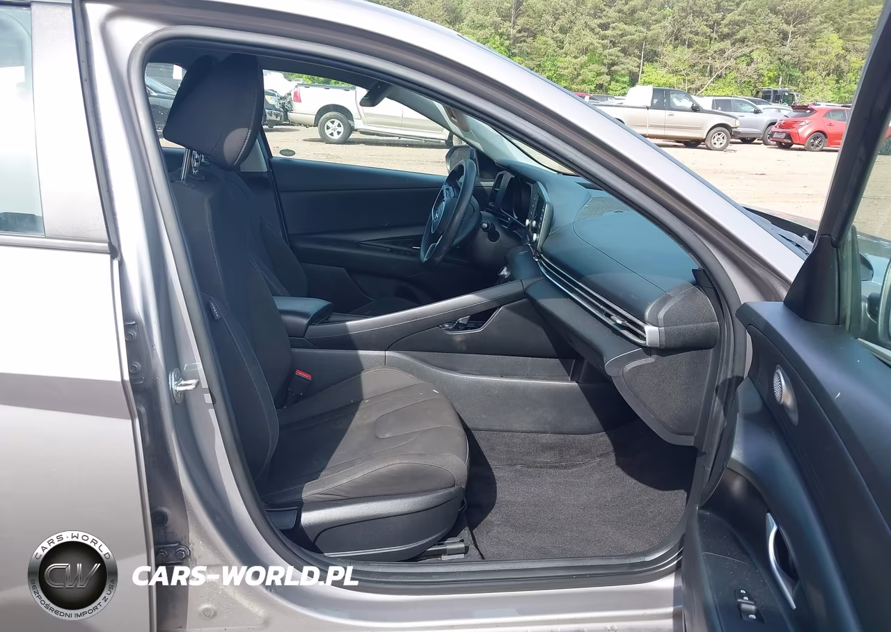 2021 Hyundai Elantra Hybrid Blue VIN:KMHLM4AJ0MU003944 - 5