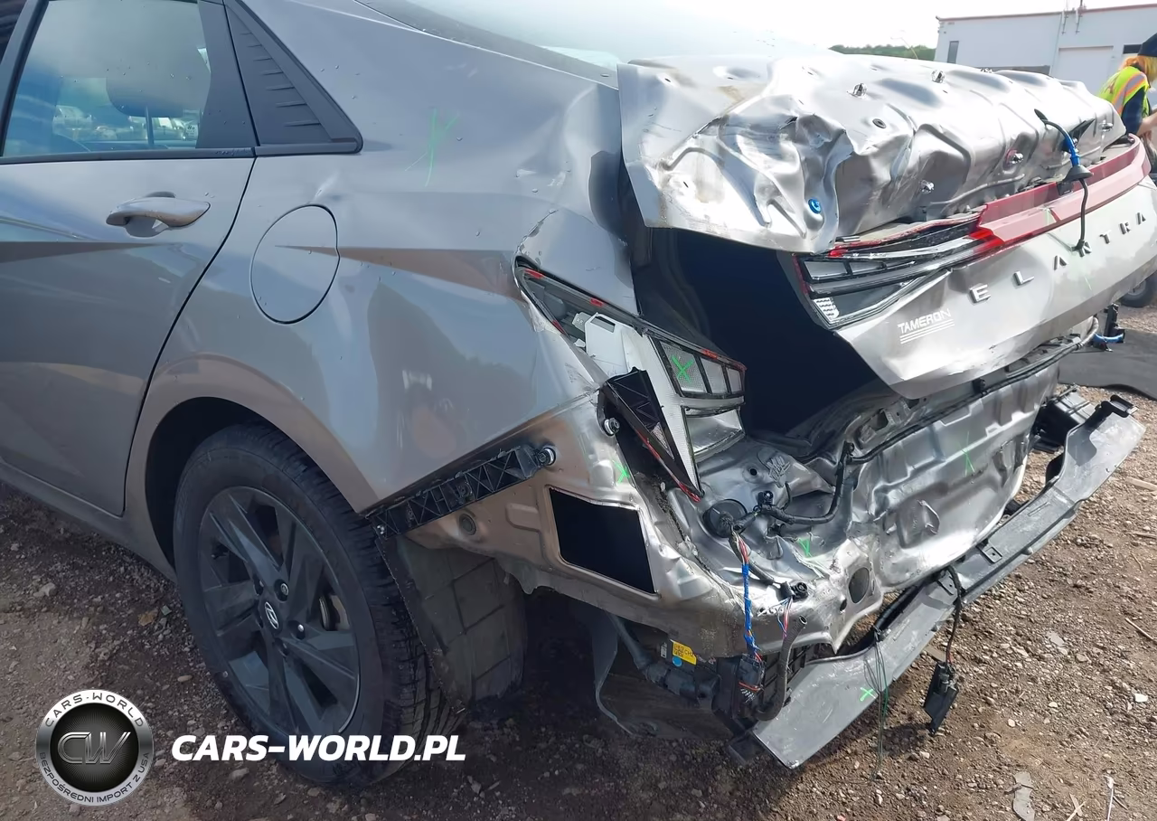 2021 Hyundai Elantra Hybrid Blue VIN:KMHLM4AJ0MU003944 - 6