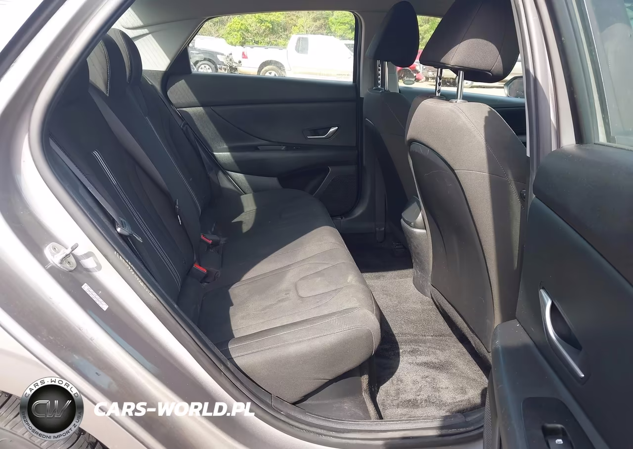 2021 Hyundai Elantra Hybrid Blue VIN:KMHLM4AJ0MU003944 - 8
