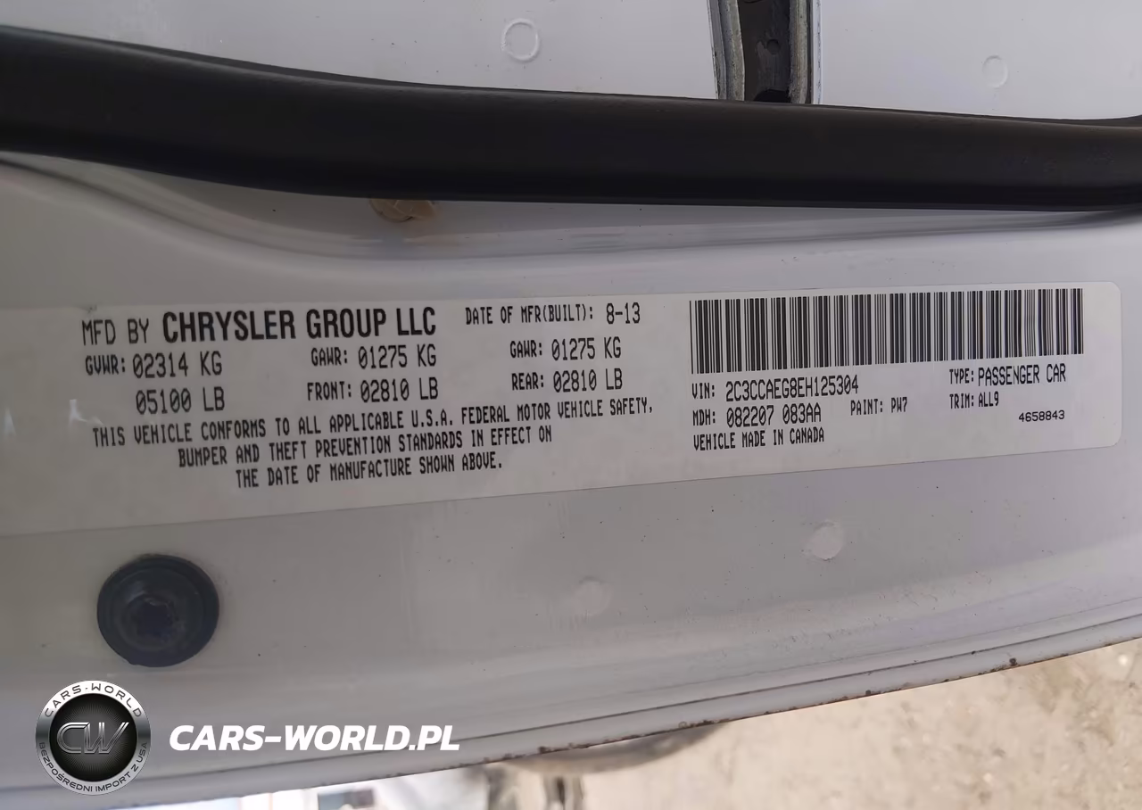 2014 Chrysler 300C VIN:2C3CCAEG8EH125304 - 9
