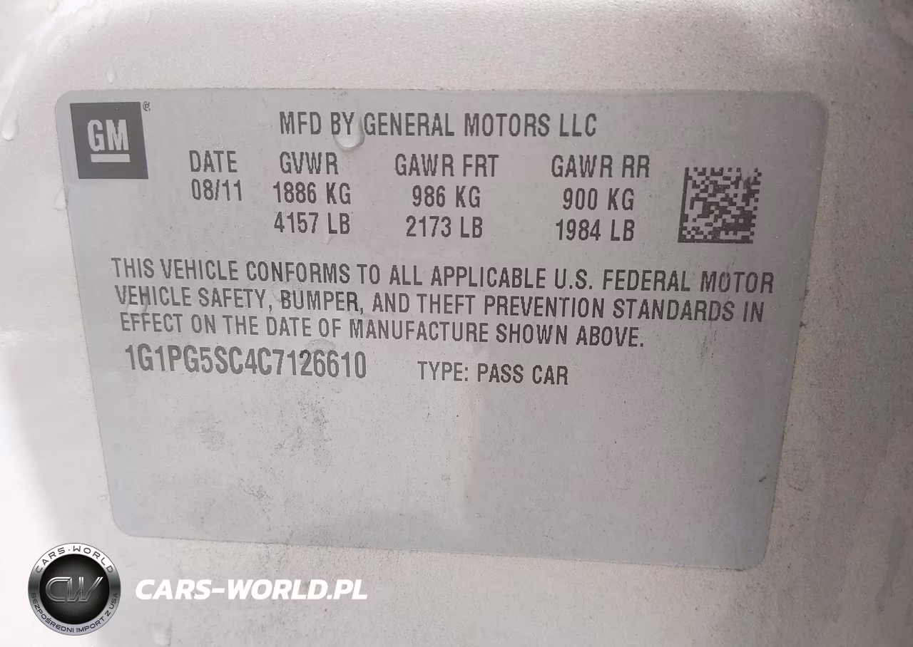 2012 Chevrolet Cruze 2Lt VIN:1G1PG5SC4C7126610 - 9