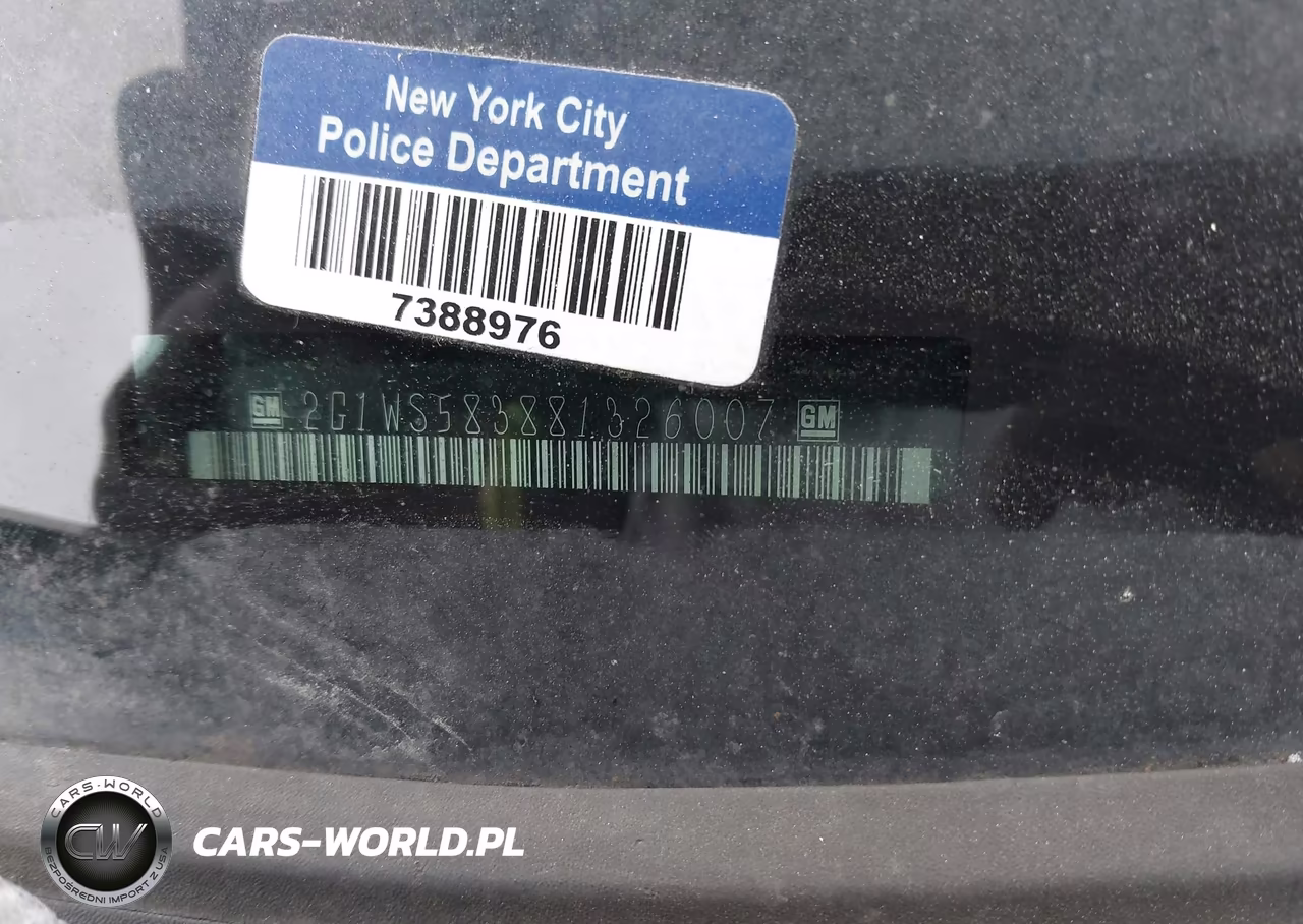 2008 Chevrolet Impala Police VIN:2G1WS583881326007 - 11