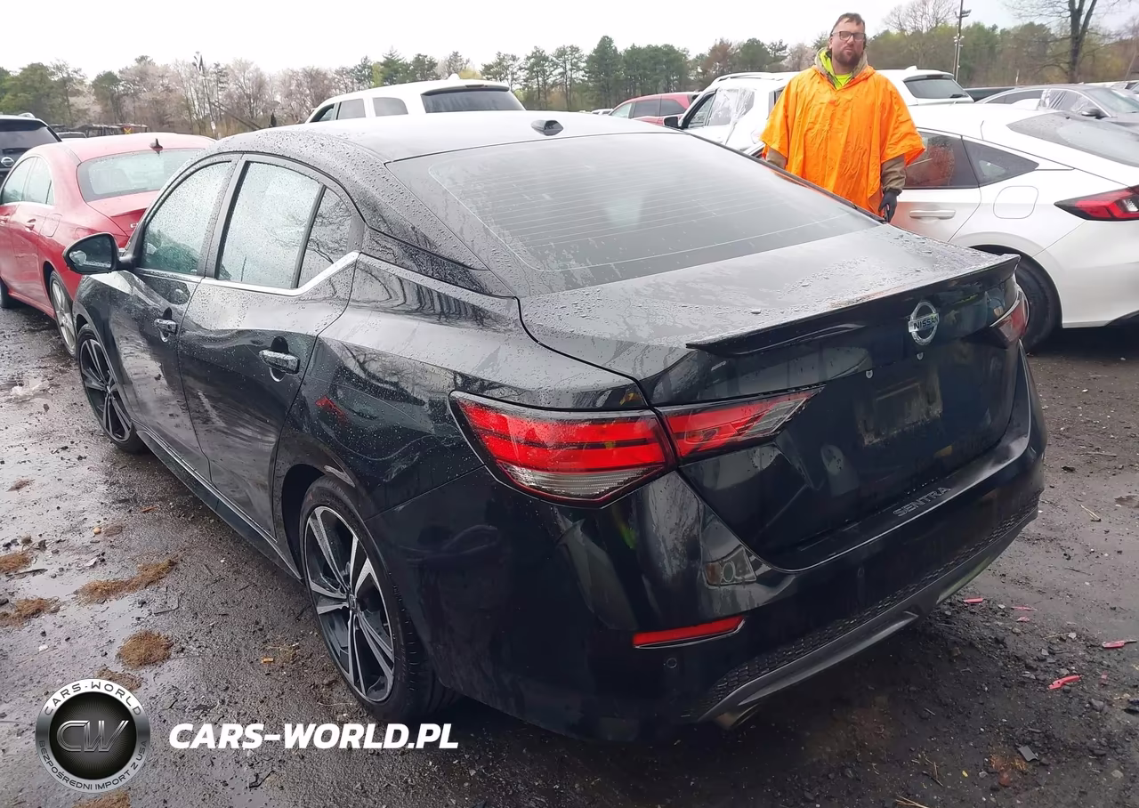 2021 Nissan Sentra Sr Xtronic Cvt VIN:3N1AB8DV6MY285627 - 3