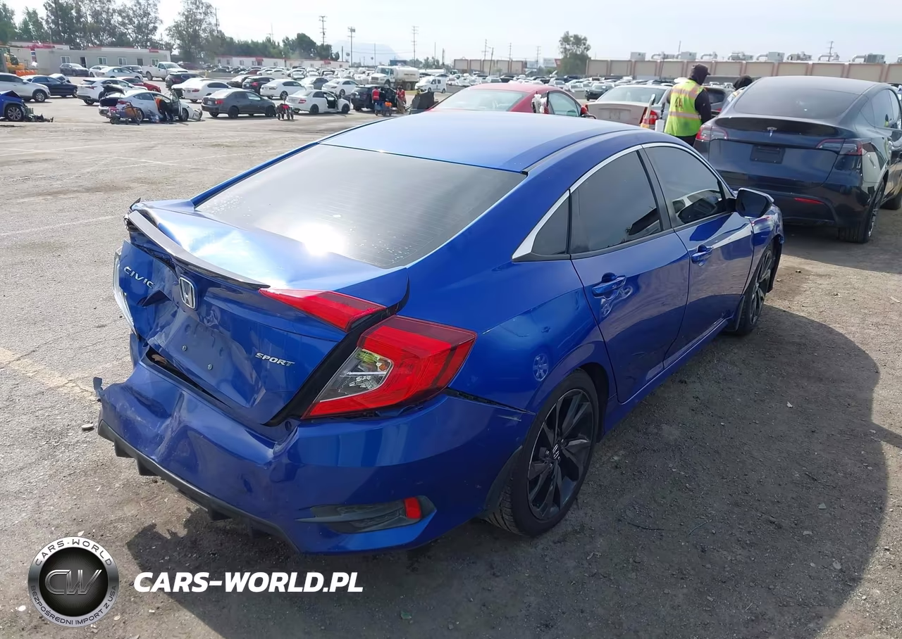 2019 Honda Civic Sport VIN:2HGFC2F87KH500991 - 4
