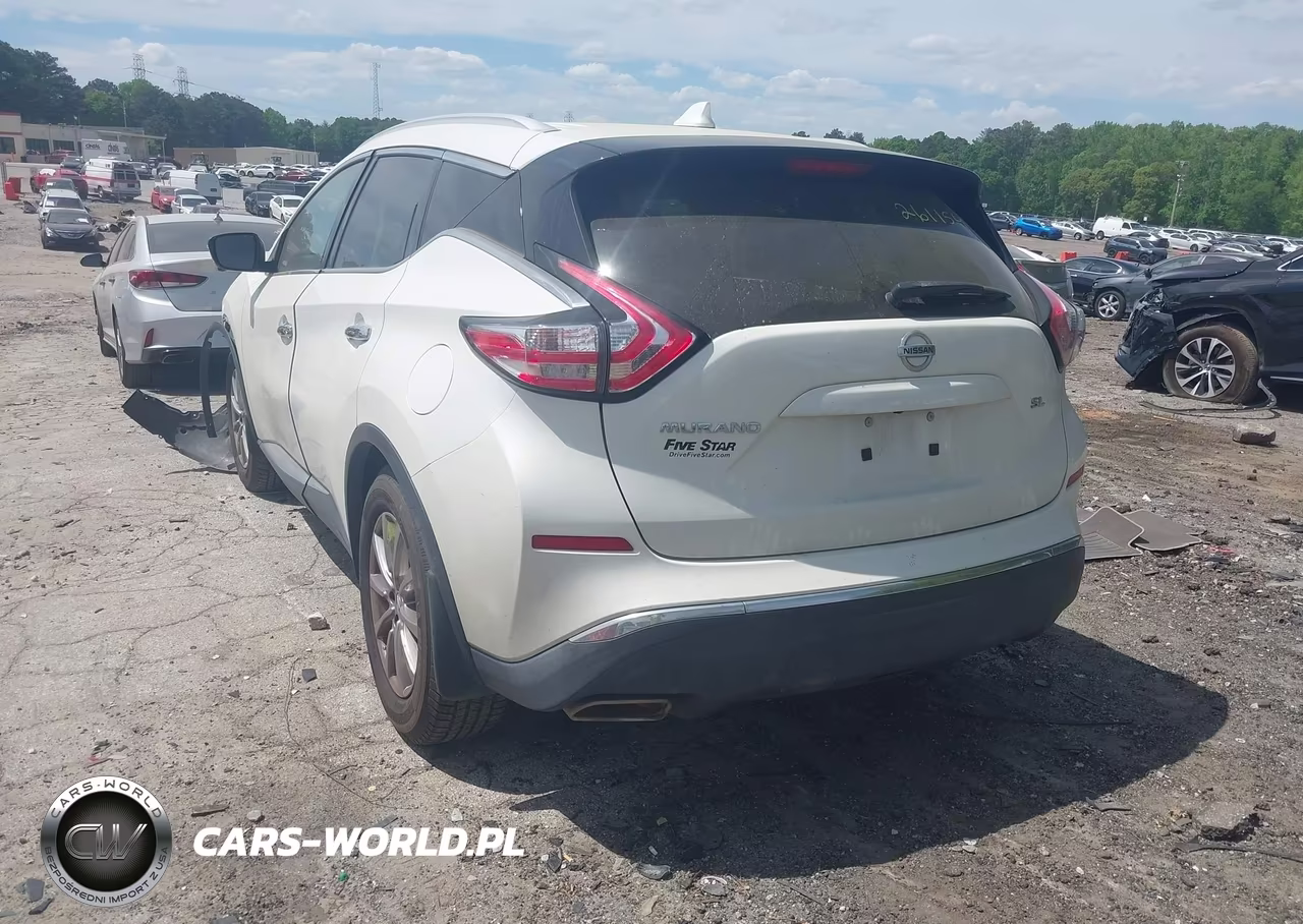 2016 Nissan Murano Sl VIN:5N1AZ2MG3GN159259 - 3