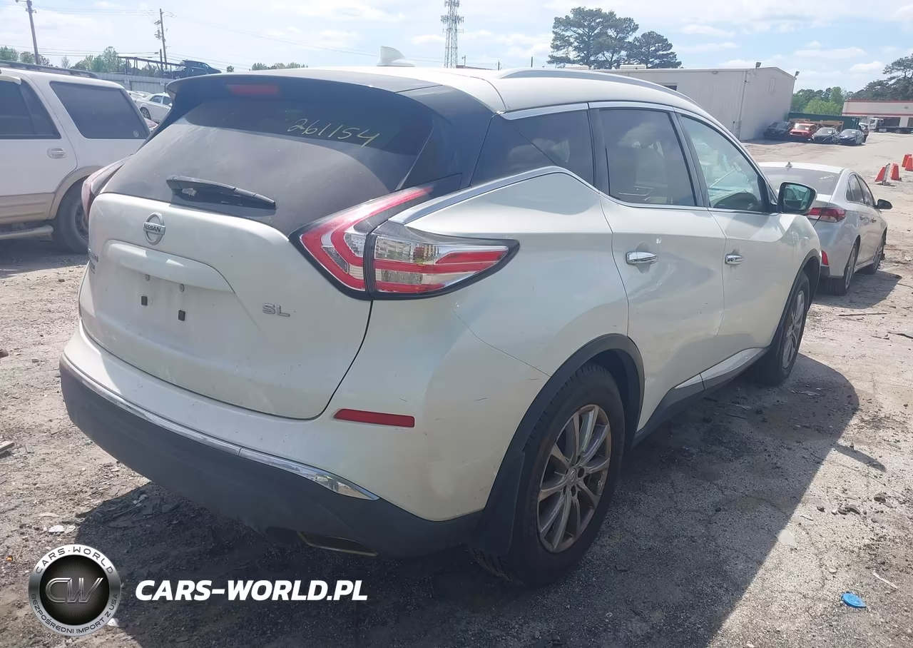 2016 Nissan Murano Sl VIN:5N1AZ2MG3GN159259 - 4