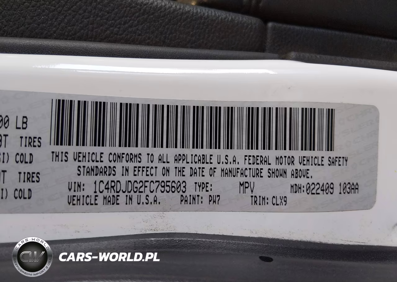 2015 Dodge Durango Limited VIN:1C4RDJDG2FC795603 - 9